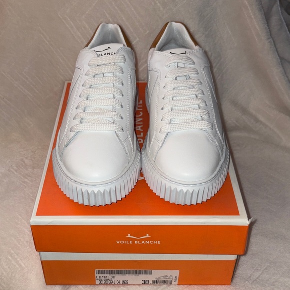 NWT VOILE BLANCHE LIPARI White/Tobacco Leather
Sneakers - Picture 8 of 16
